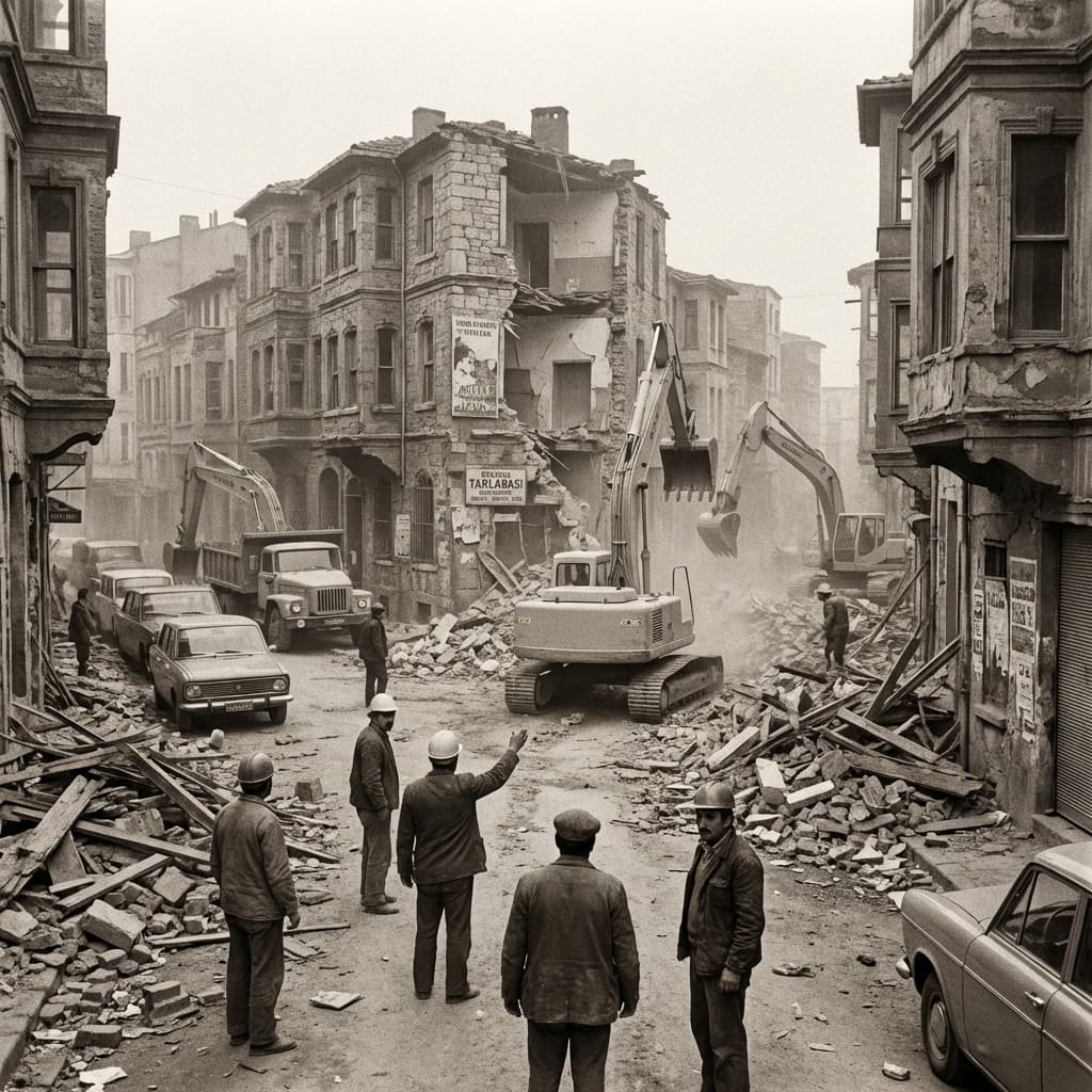 Taksim Tarlabaşı Konut Yıkımı