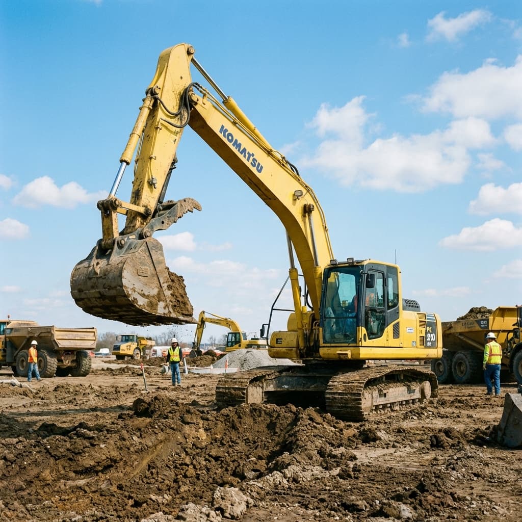 Ekskavatör Komatsu PC210